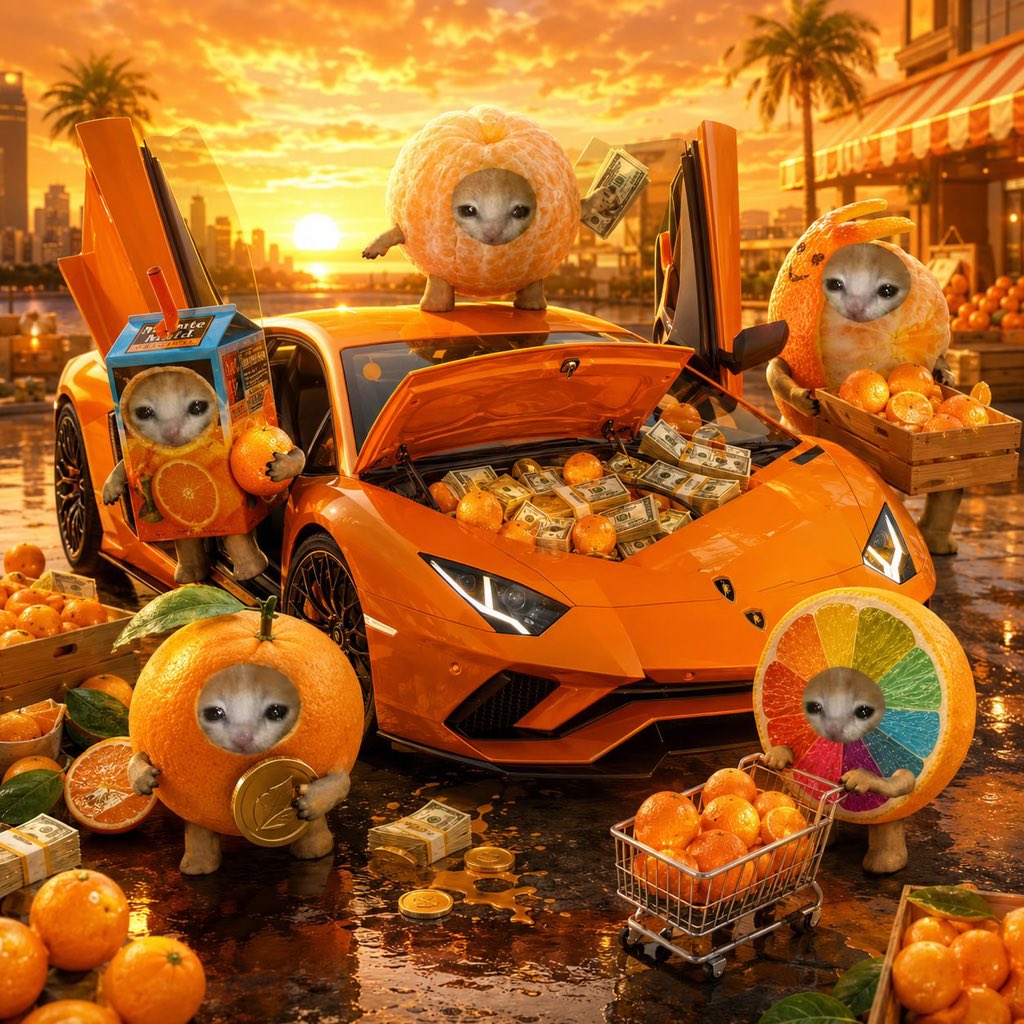 orangecat buys a lamborghini